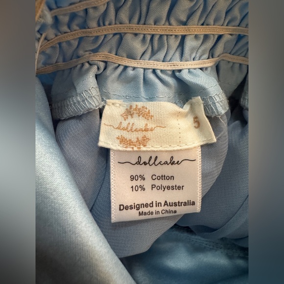 Dollcake Blue Tea At Tiffany’s Hi Low Frock Dress - Picture 9 of 11